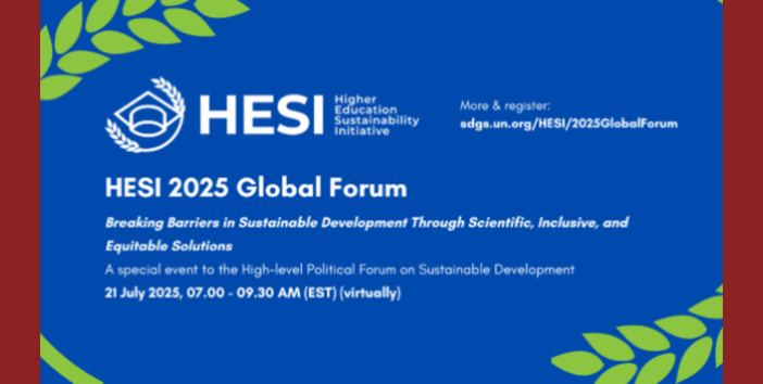 2025 Higher Education Sustainability Initiative Global Forum